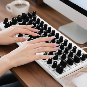 Teclado Para Uñas Largas Fijo